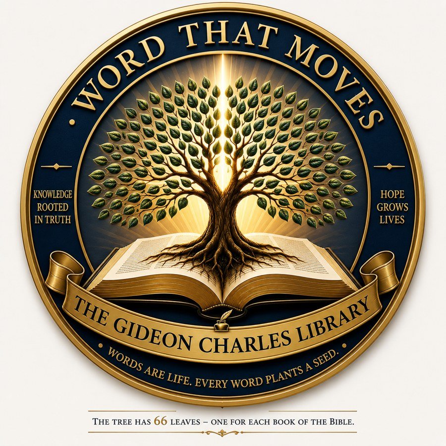 Words That Moves Library seal
